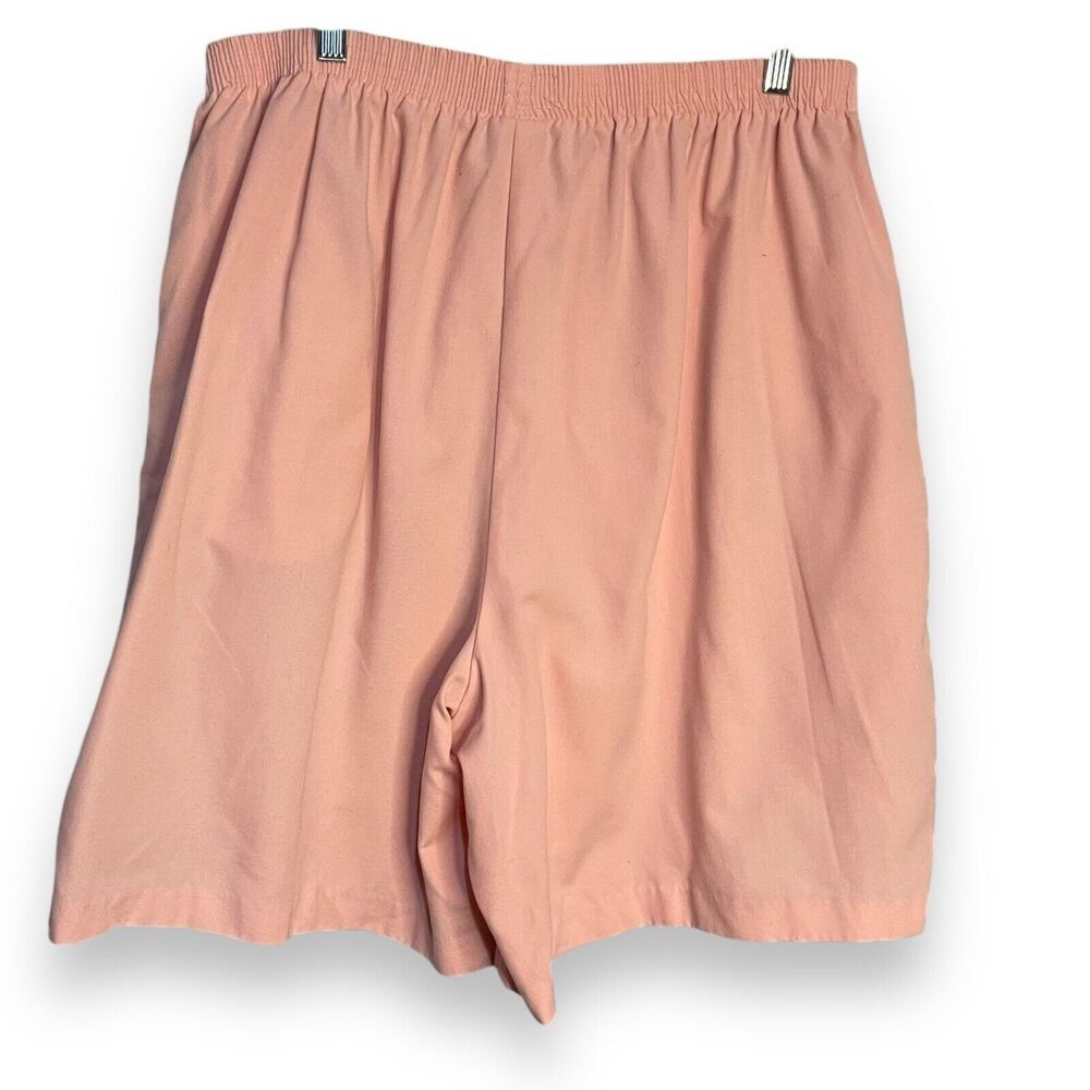 BonWorth Culotte Shorts Women's XL Pink Pockets VTG Academia Preppy 90s Casual